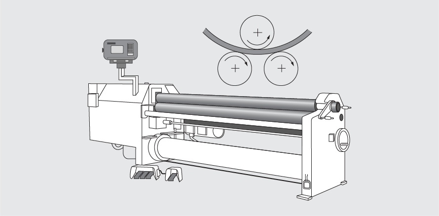 Roll Bending Machine Setup